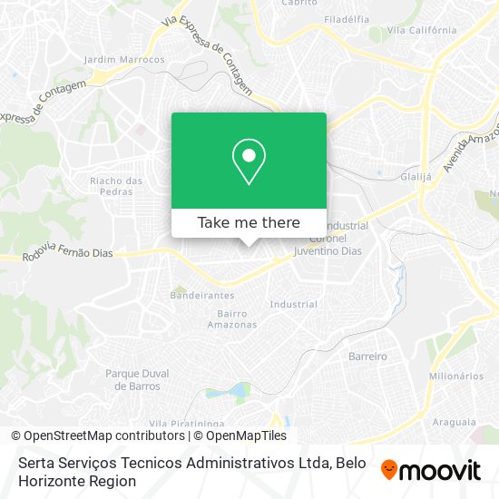 Serta Serviços Tecnicos Administrativos Ltda map