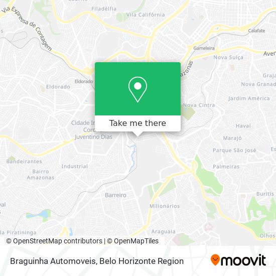 Braguinha Automoveis map