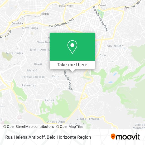 Rua Helena Antipoff map