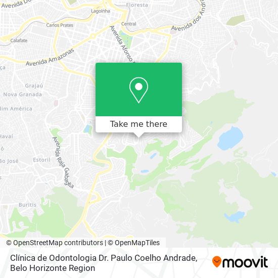 Clínica de Odontologia Dr. Paulo Coelho Andrade map