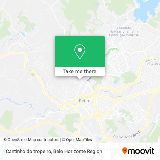 Cantinho do tropeiro map