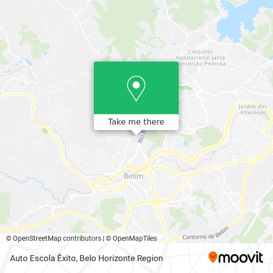Auto Escola Êxito map