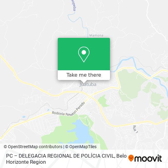 PC – DELEGACIA REGIONAL DE POLÍCIA CIVIL map