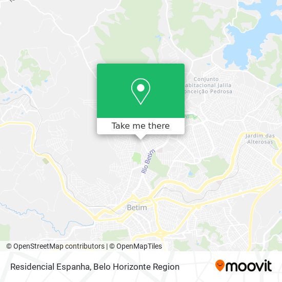 Residencial Espanha map