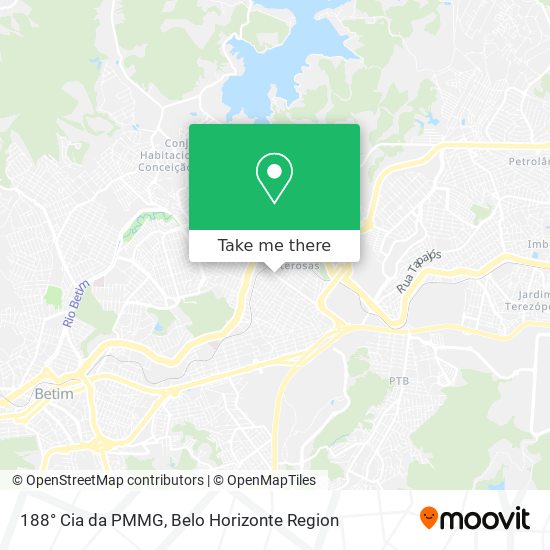 188° Cia da PMMG map