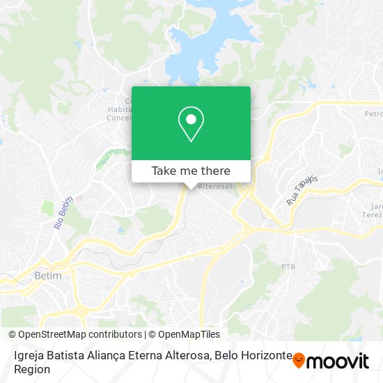 Igreja Batista Aliança Eterna Alterosa map