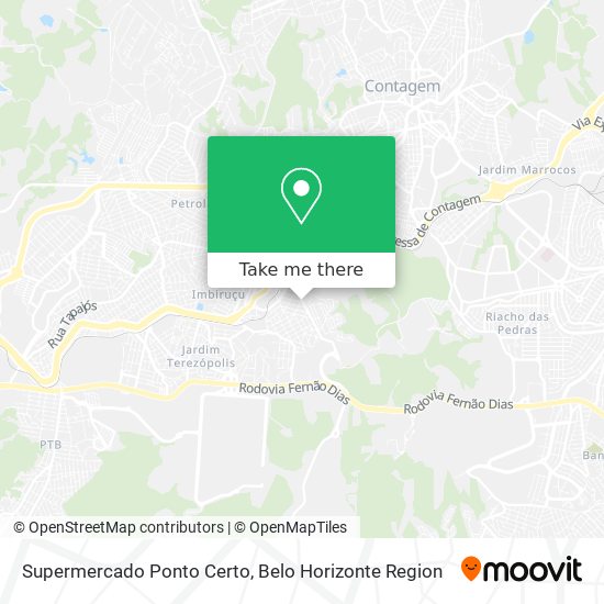Supermercado Ponto Certo map