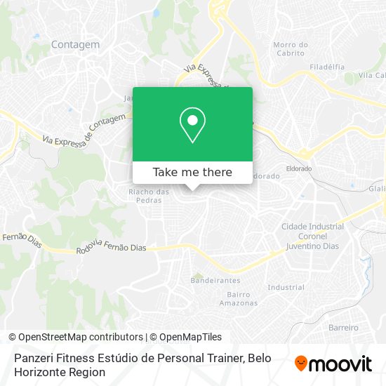 Panzeri Fitness Estúdio de Personal Trainer map