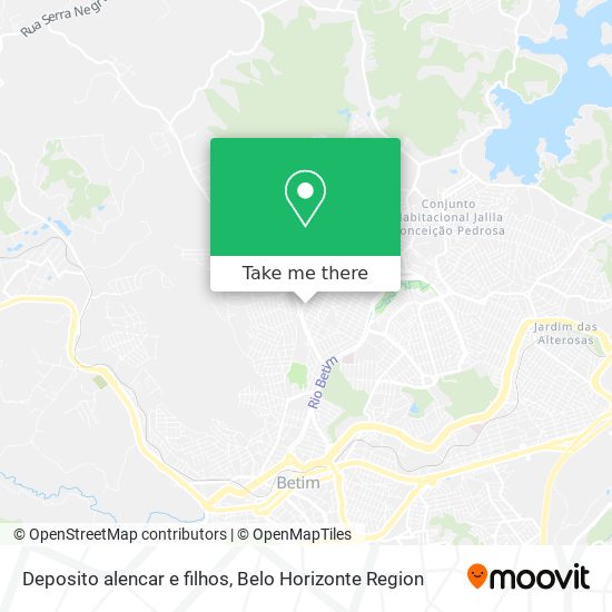Deposito alencar e filhos map