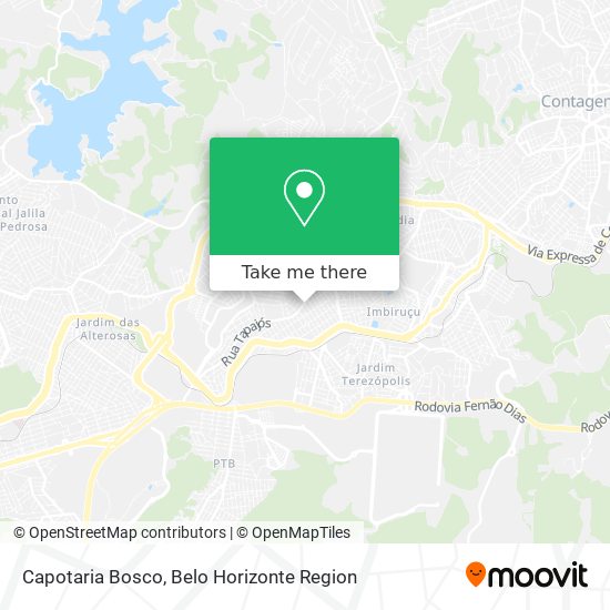 Capotaria Bosco map