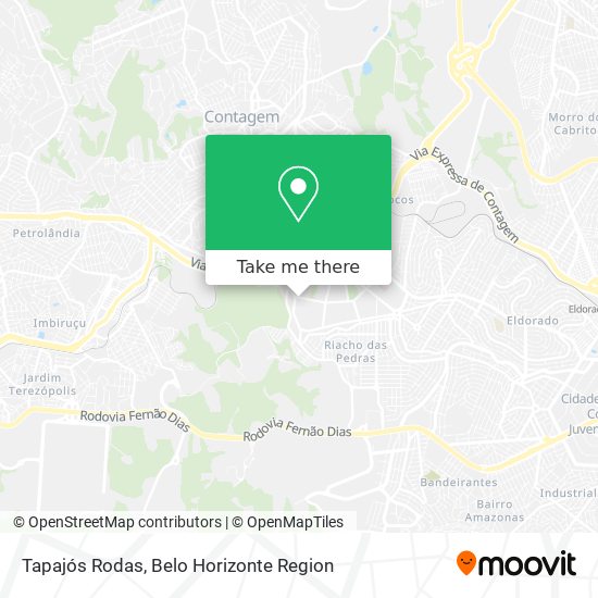 Tapajós Rodas map