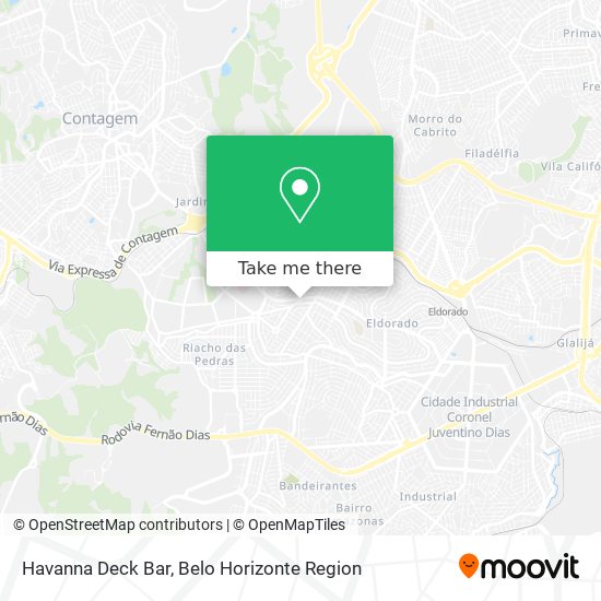 Havanna Deck Bar map