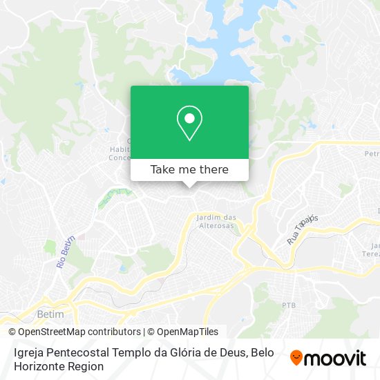 Igreja Pentecostal Templo da Glória de Deus map