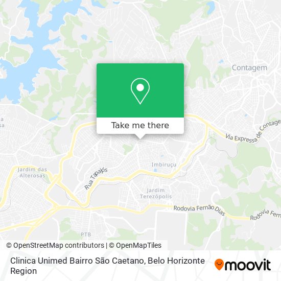 Clinica Unimed Bairro São Caetano map
