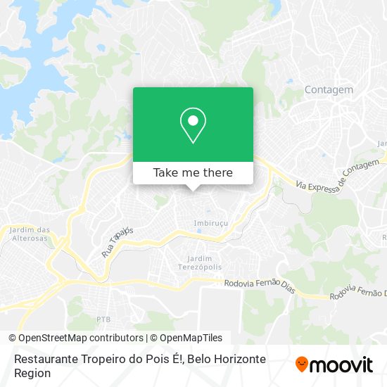 Restaurante Tropeiro do Pois É! map