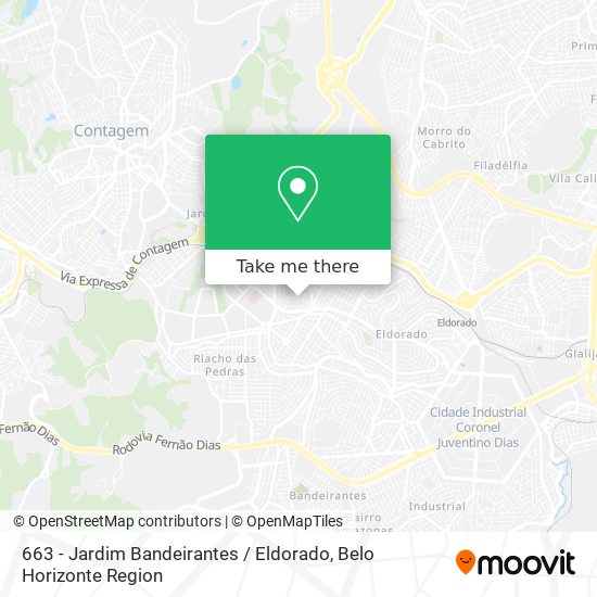 663 - Jardim Bandeirantes / Eldorado map
