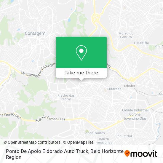 Mapa Ponto De Apoio Eldorado Auto Truck