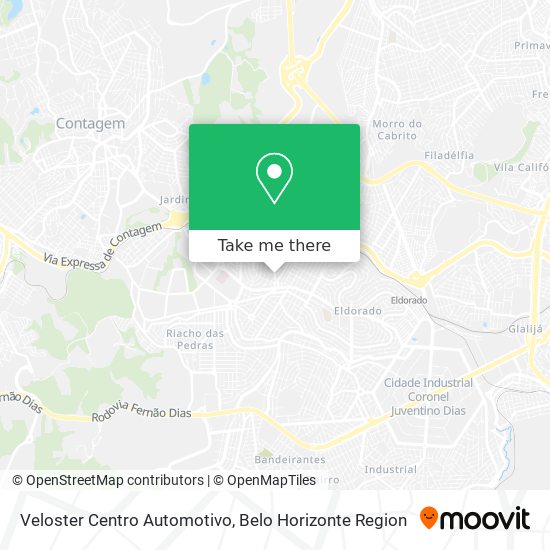 Veloster Centro Automotivo map