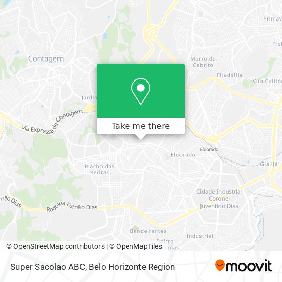 Super Sacolao ABC map
