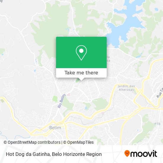 Hot Dog da Gatinha map