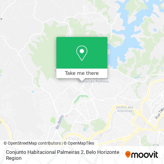 Conjunto Habitacional Palmeiras 2 map