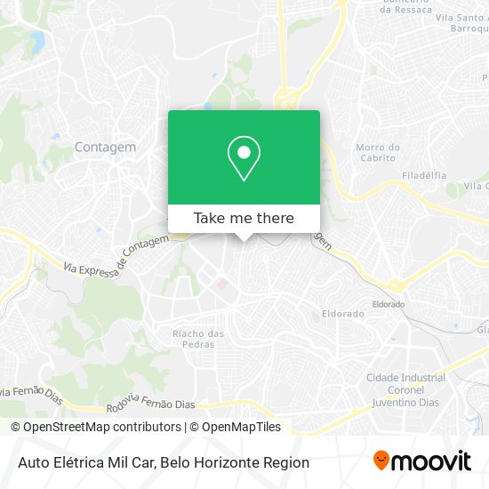 Auto Elétrica Mil Car map