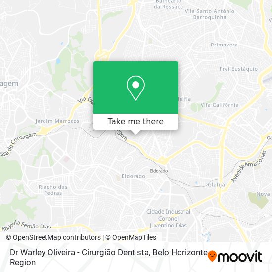 Dr Warley Oliveira - Cirurgião Dentista map