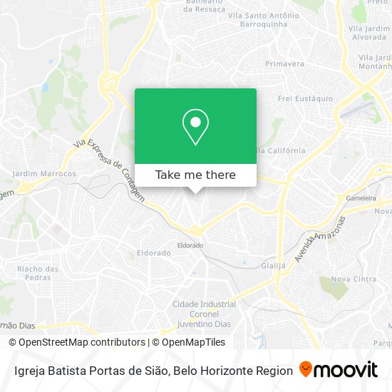 Igreja Batista Portas de Sião map