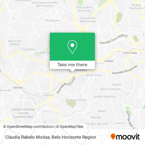 Cláudia Rabelo Modas map