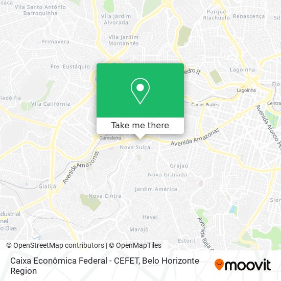 Caixa Econômica Federal - CEFET map