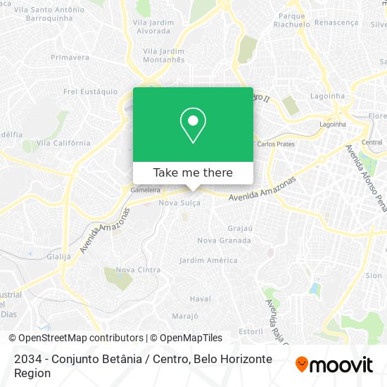 2034 - Conjunto Betânia / Centro map