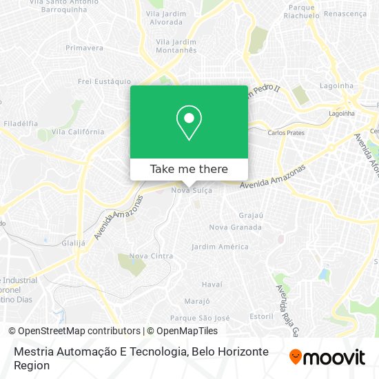 How to get to Mestria Automação E Tecnologia in Belo Horizonte by Bus or  Metro?
