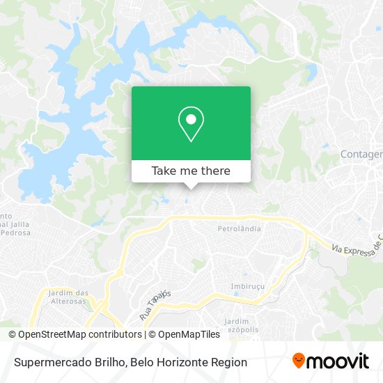 Supermercado Brilho map