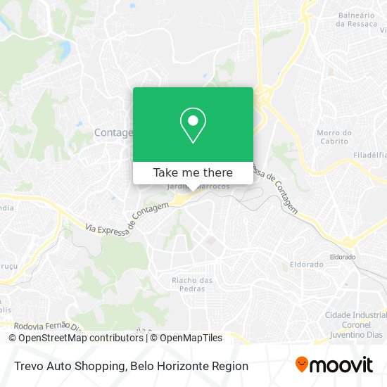 Trevo Auto Shopping map