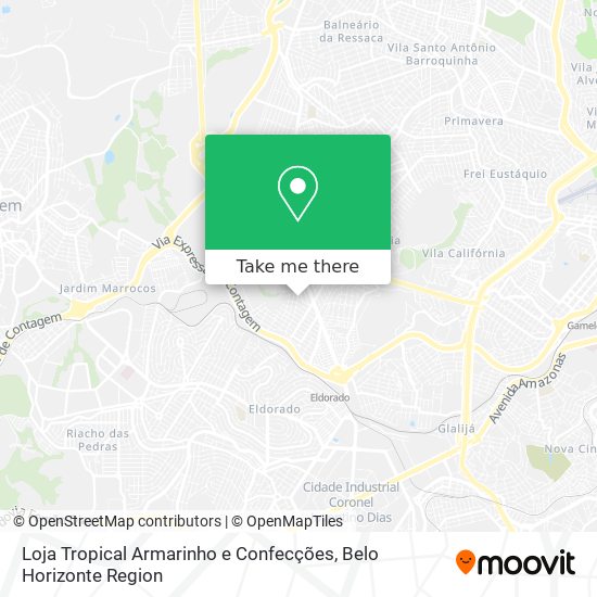 Loja Tropical Armarinho e Confecções map