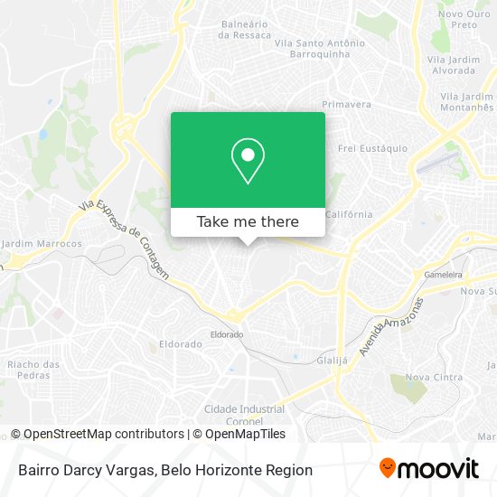 Bairro Darcy Vargas map