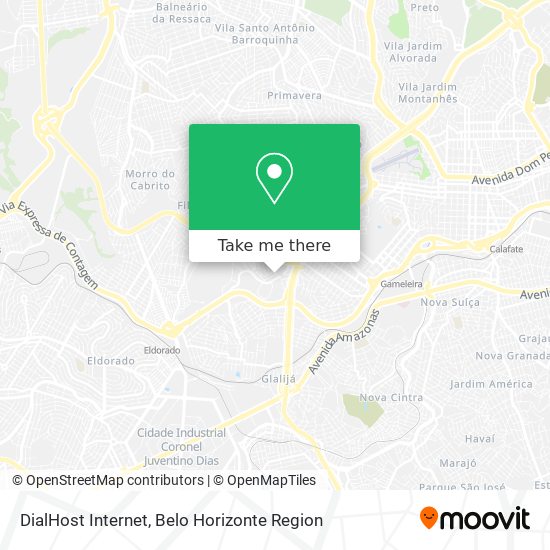 DialHost Internet map