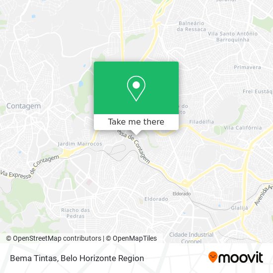 Bema Tintas map