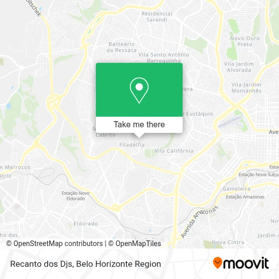 Recanto dos Djs map
