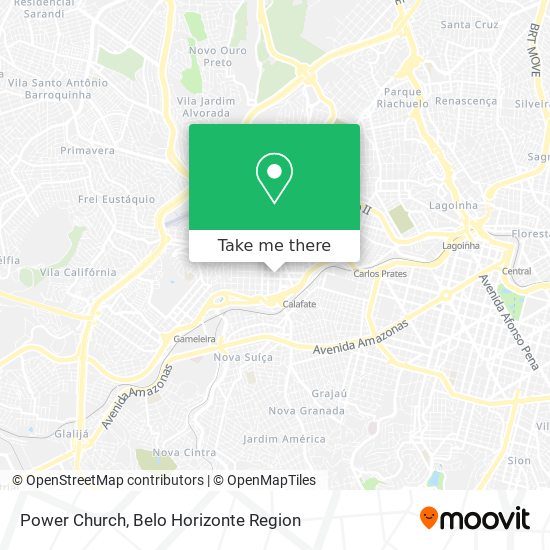 Power Church map