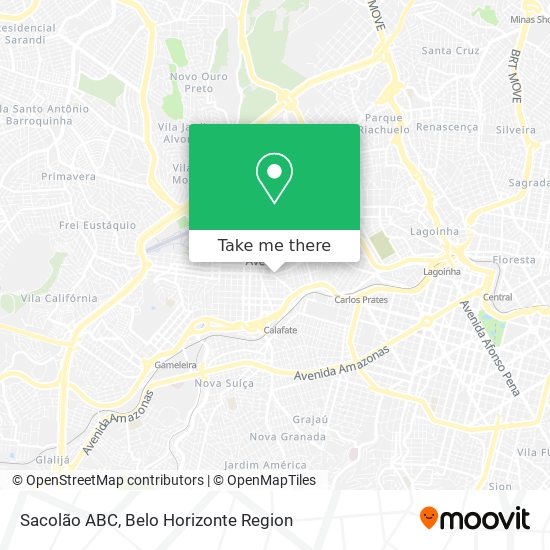 Sacolão ABC map