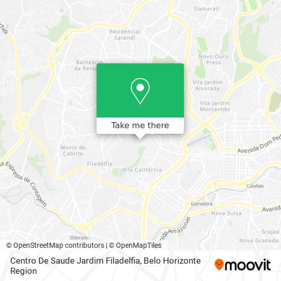Centro De Saude Jardim Filadelfia map