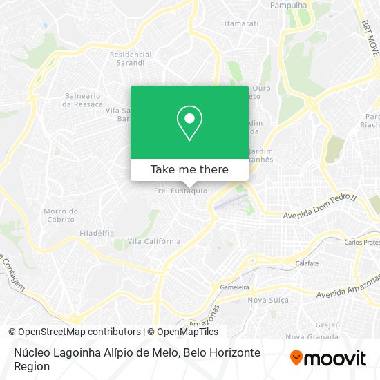 Núcleo Lagoinha Alípio de Melo map