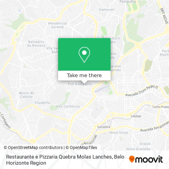 Restaurante e Pizzaria Quebra Molas Lanches map
