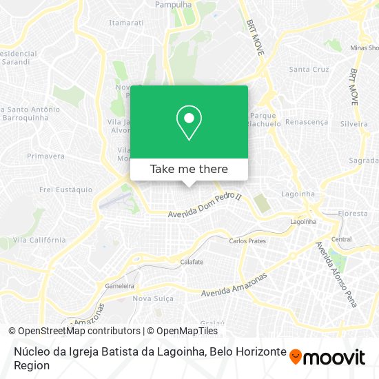 Núcleo da Igreja Batista da Lagoinha map