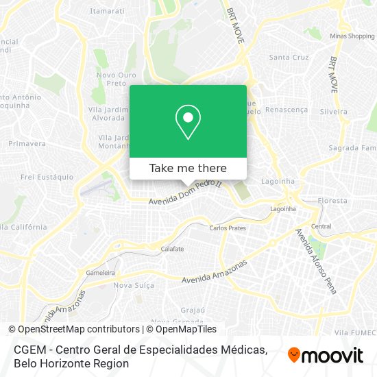 Mapa CGEM - Centro Geral de Especialidades Médicas