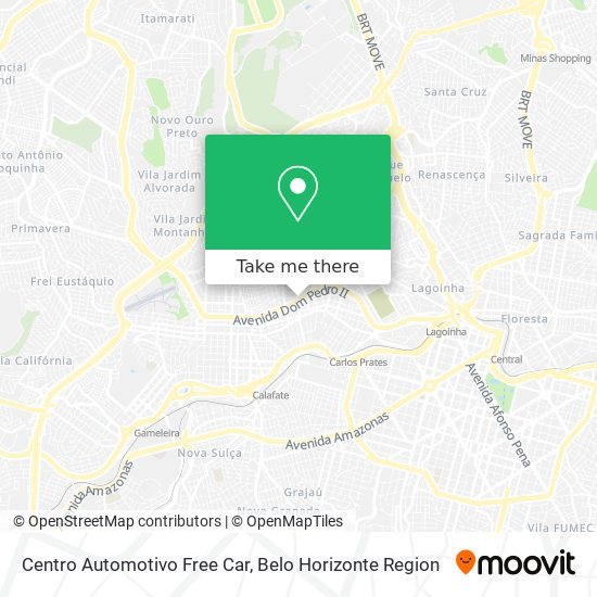 Centro Automotivo Free Car map