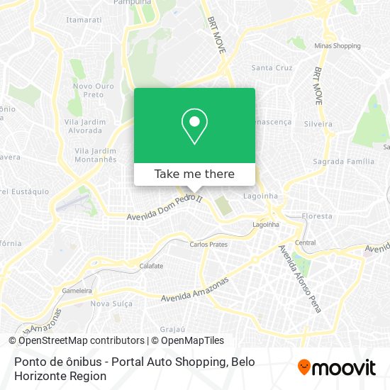Ponto de ônibus - Portal Auto Shopping map