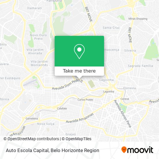 Auto Escola Capital map