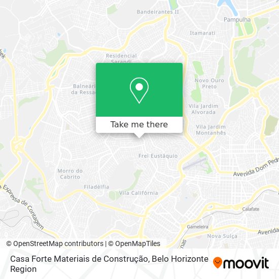 Casa Forte Materiais de Construção map
